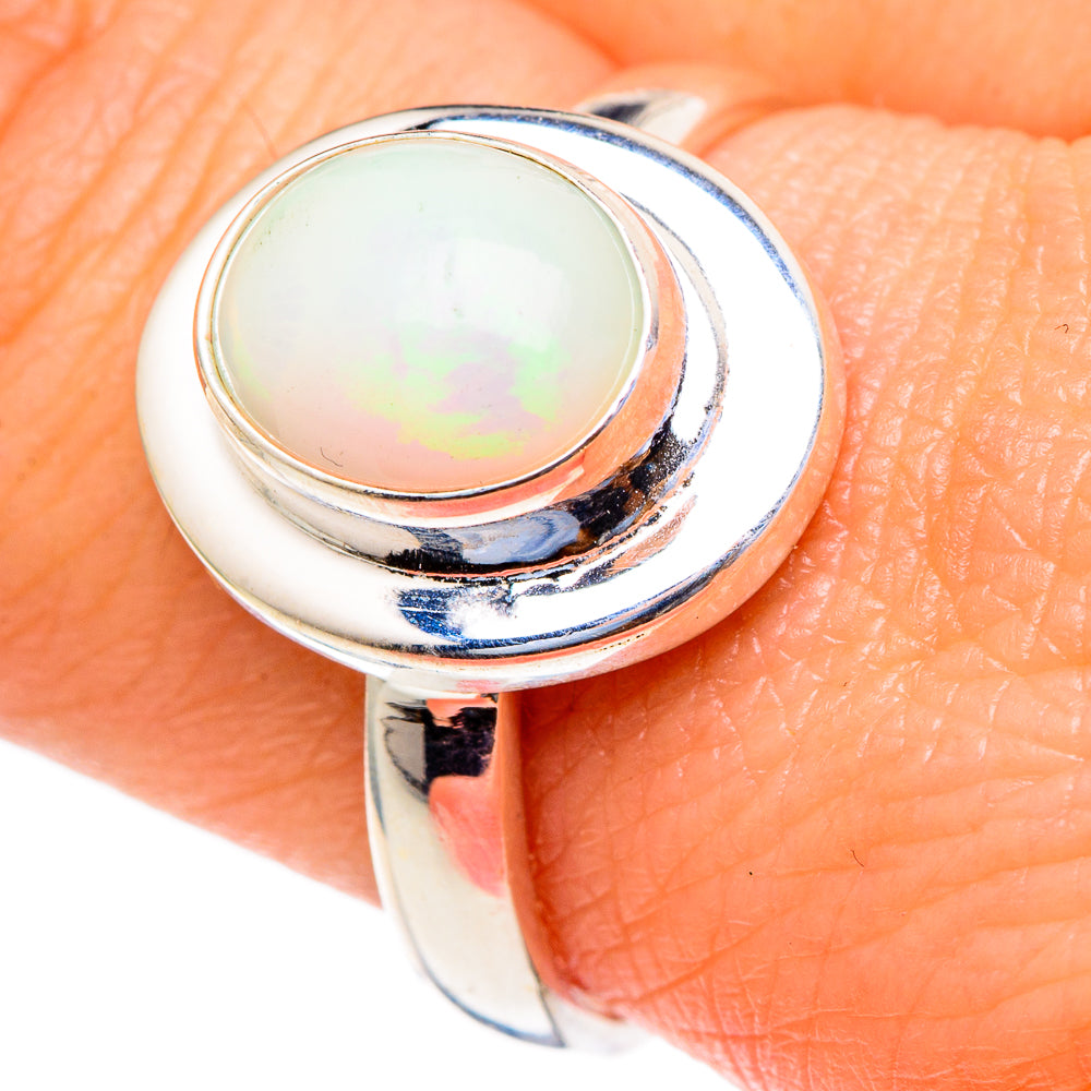 Ethiopian Opal Rings handcrafted by Ana Silver Co - RING98108