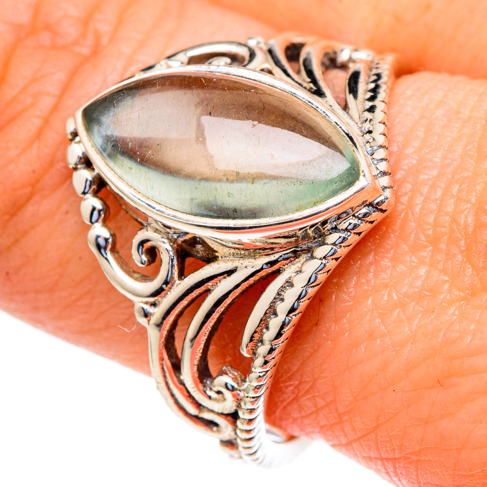 Aqua Chalcedony Rings handcrafted by Ana Silver Co - RING98109
