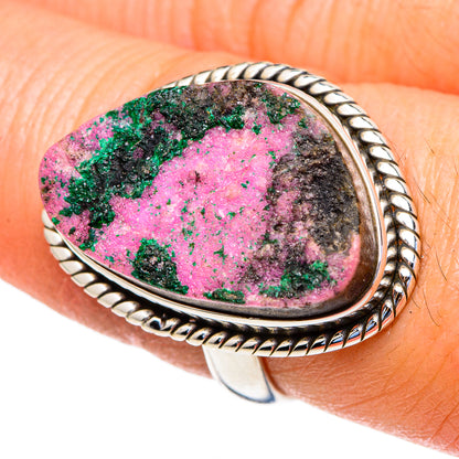 Cobalto Calcite Druzy Rings handcrafted by Ana Silver Co - RING98124