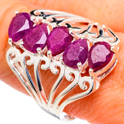 Ruby Rings handcrafted by Ana Silver Co - RING98125
