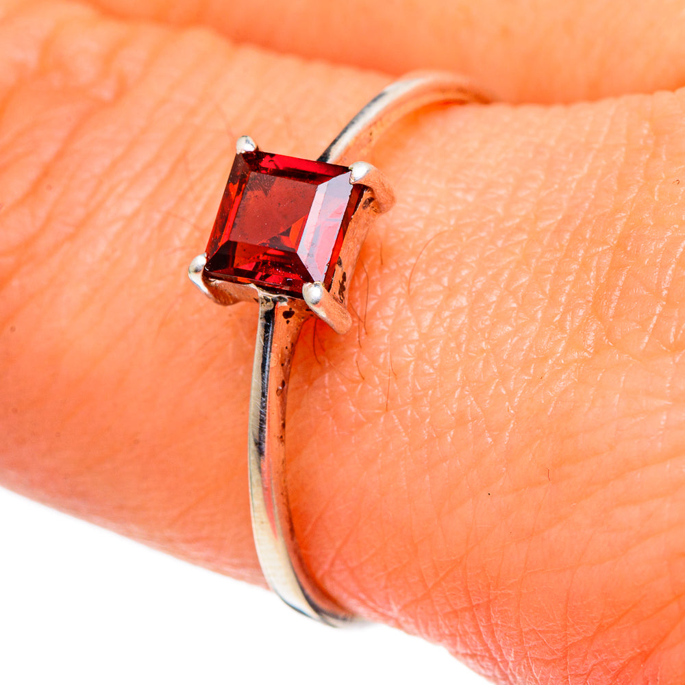Garnet Rings handcrafted by Ana Silver Co - RING98126