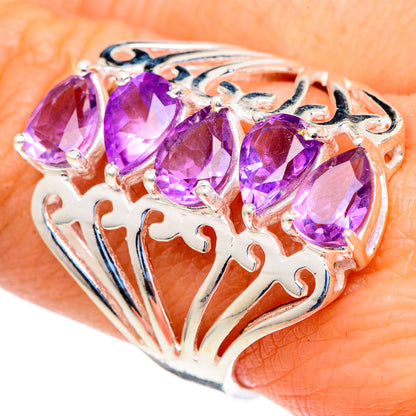 Amethyst Rings handcrafted by Ana Silver Co - RING98129