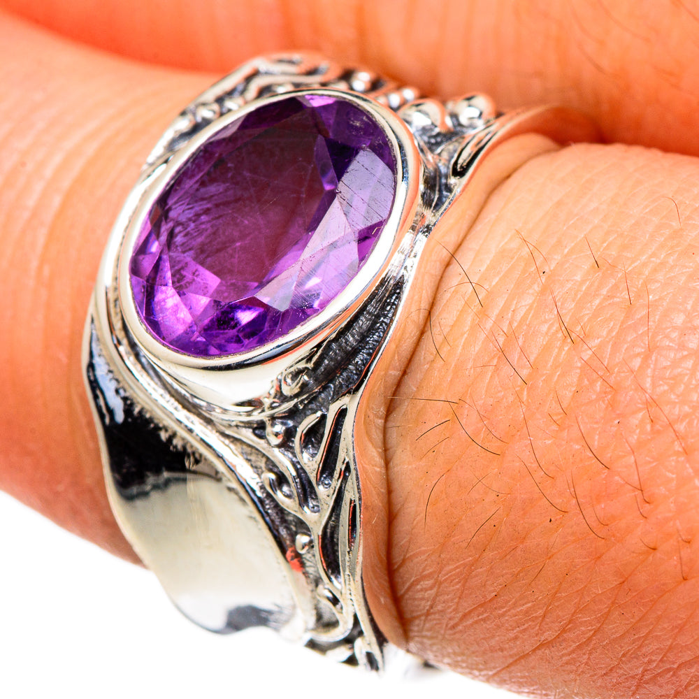 Amethyst Rings handcrafted by Ana Silver Co - RING98131