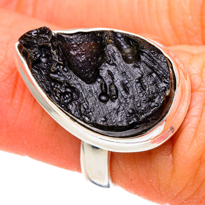 Tektite Rings handcrafted by Ana Silver Co - RING98134