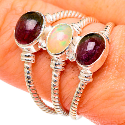 Ethiopian Opal Rings handcrafted by Ana Silver Co - RING98141
