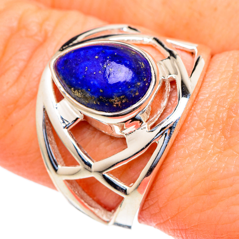 Lapis Lazuli Rings handcrafted by Ana Silver Co - RING98145