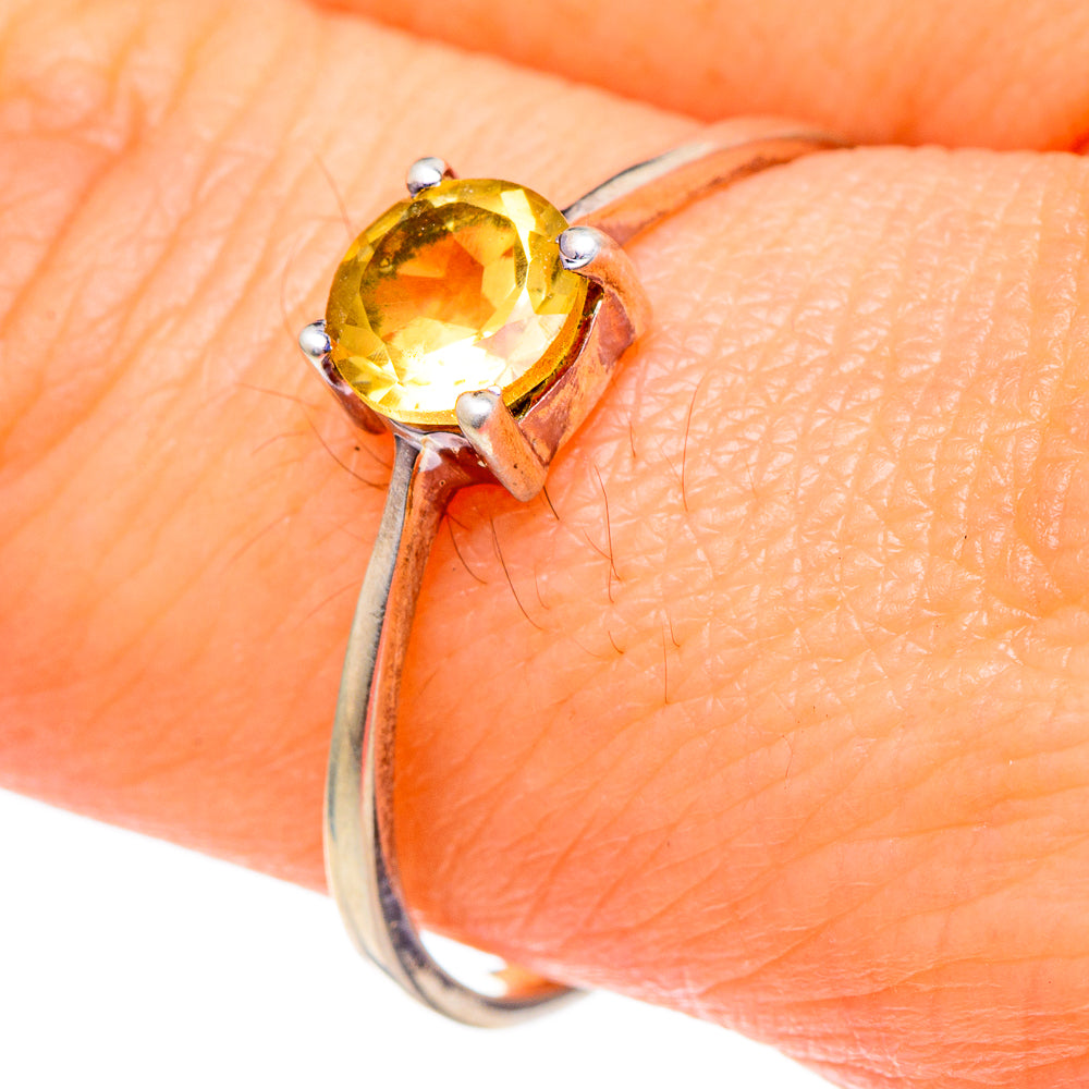Citrine Rings handcrafted by Ana Silver Co - RING98155