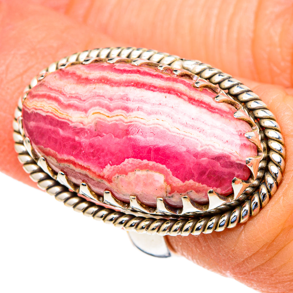Rhodochrosite Rings handcrafted by Ana Silver Co - RING98159