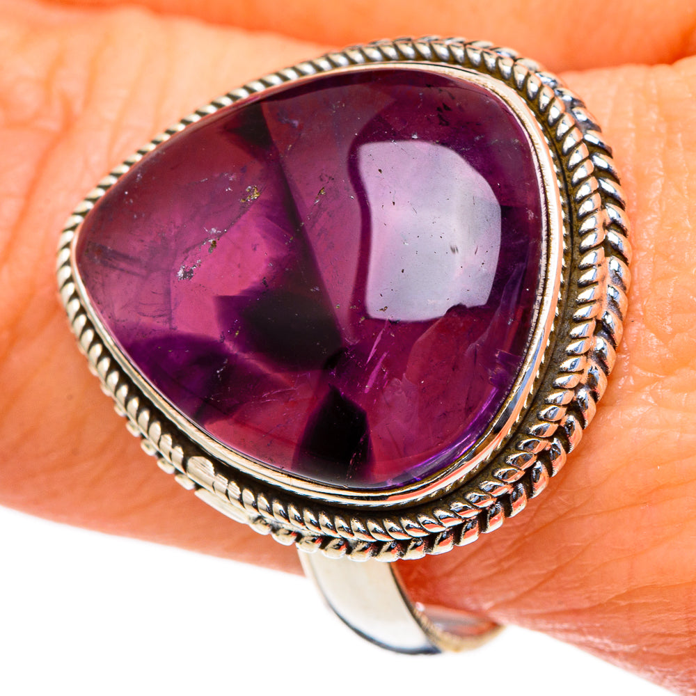Star Amethyst Rings handcrafted by Ana Silver Co - RING98164