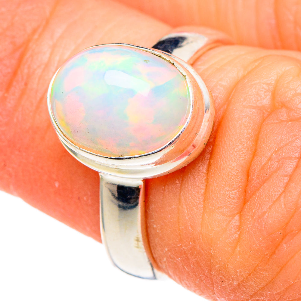 Ethiopian Opal Rings handcrafted by Ana Silver Co - RING98172