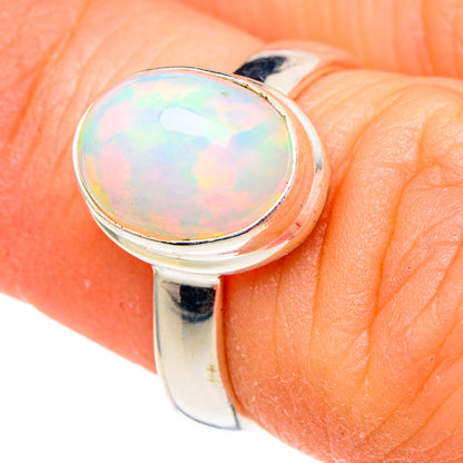 Ethiopian Opal Rings handcrafted by Ana Silver Co - RING98172