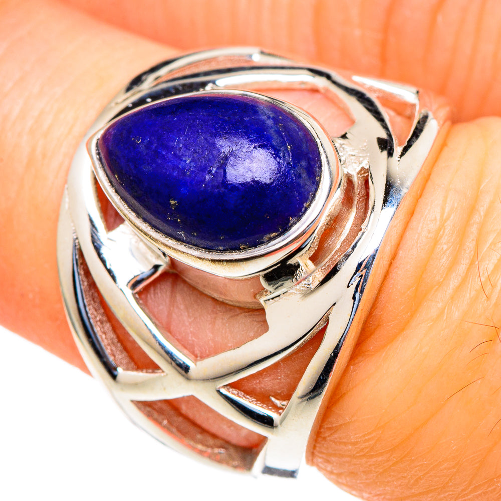 Lapis Lazuli Rings handcrafted by Ana Silver Co - RING98174