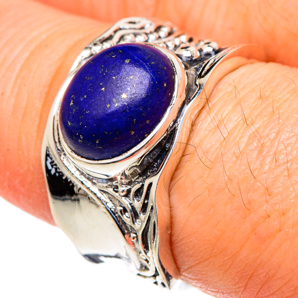 Lapis Lazuli Rings handcrafted by Ana Silver Co - RING98177