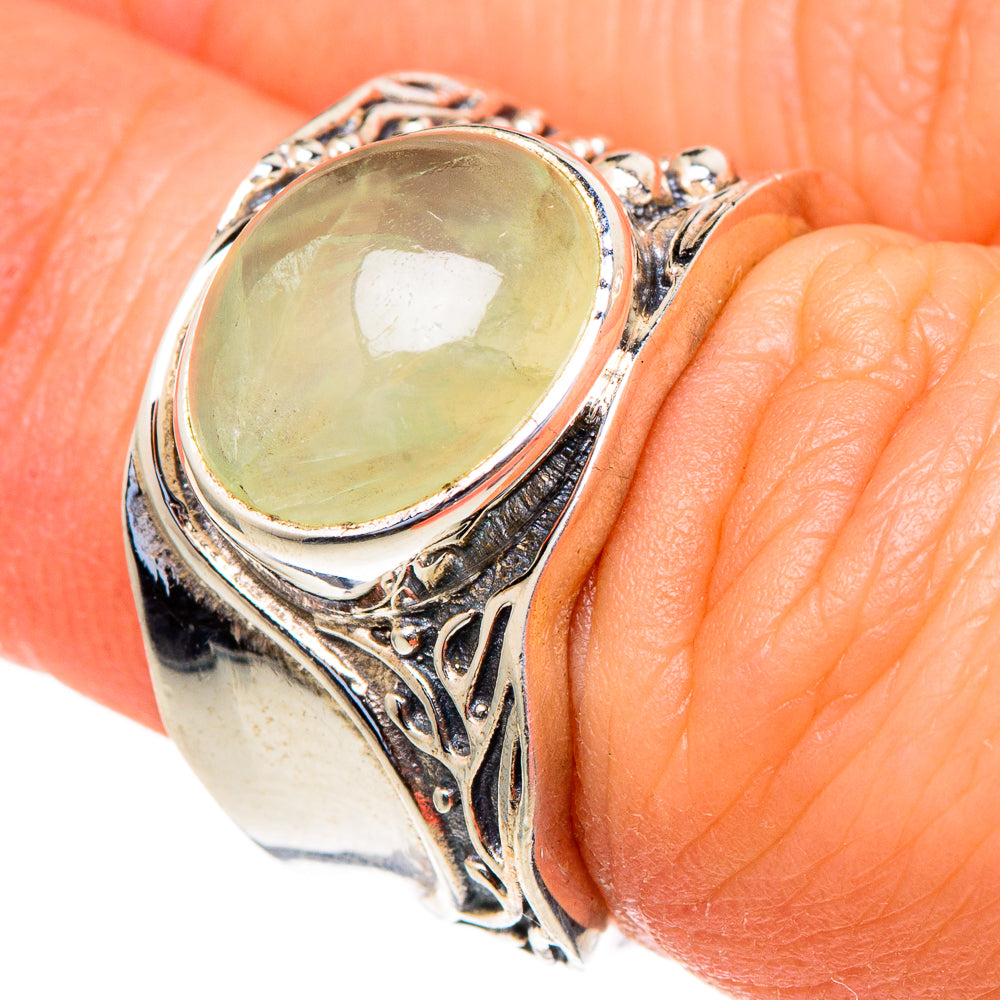 Prehnite Rings handcrafted by Ana Silver Co - RING98183