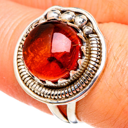 Baltic Amber Rings handcrafted by Ana Silver Co - RING98186