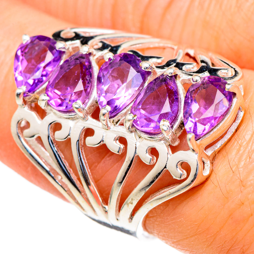 Amethyst Rings handcrafted by Ana Silver Co - RING98193