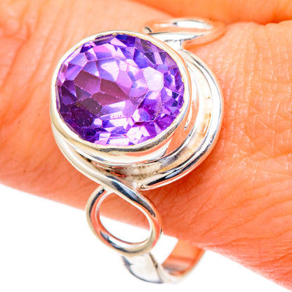Color Change Alexandrite (lab.) Rings handcrafted by Ana Silver Co - RING98194