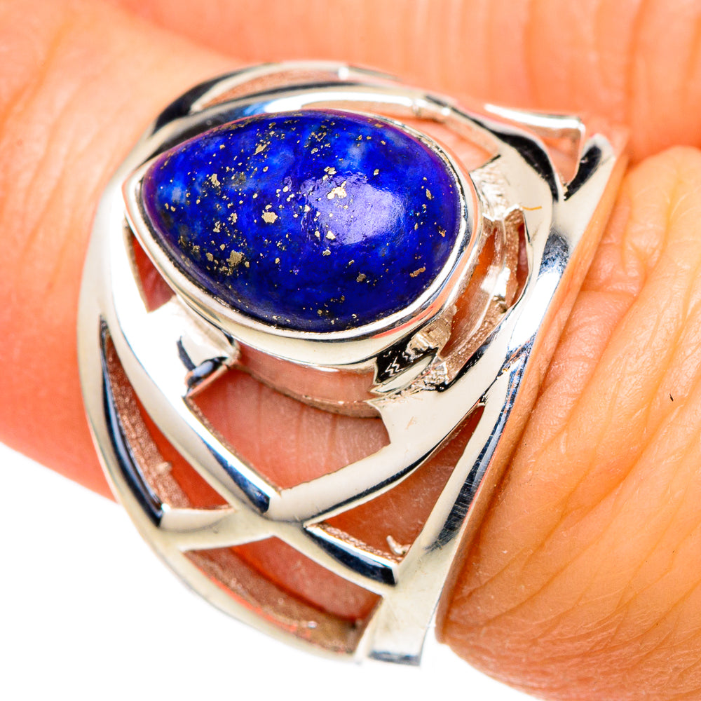 Lapis Lazuli Rings handcrafted by Ana Silver Co - RING98204