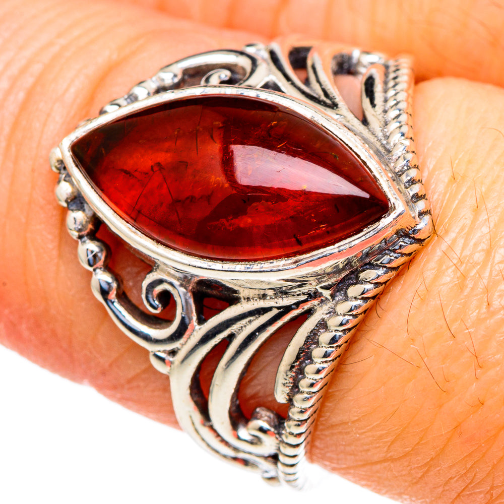 Baltic Amber Rings handcrafted by Ana Silver Co - RING98216