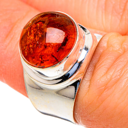 Baltic Amber Rings handcrafted by Ana Silver Co - RING98217
