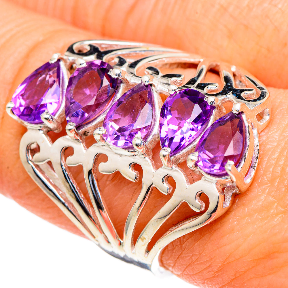 Amethyst Rings handcrafted by Ana Silver Co - RING98223