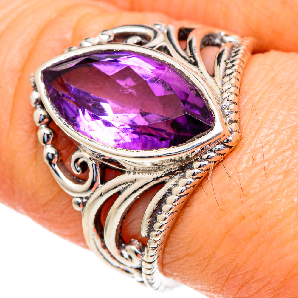 Amethyst Rings handcrafted by Ana Silver Co - RING98224