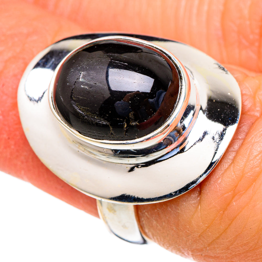 Black Onyx Rings handcrafted by Ana Silver Co - RING98228