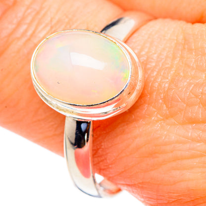 Ethiopian Opal Rings handcrafted by Ana Silver Co - RING98229
