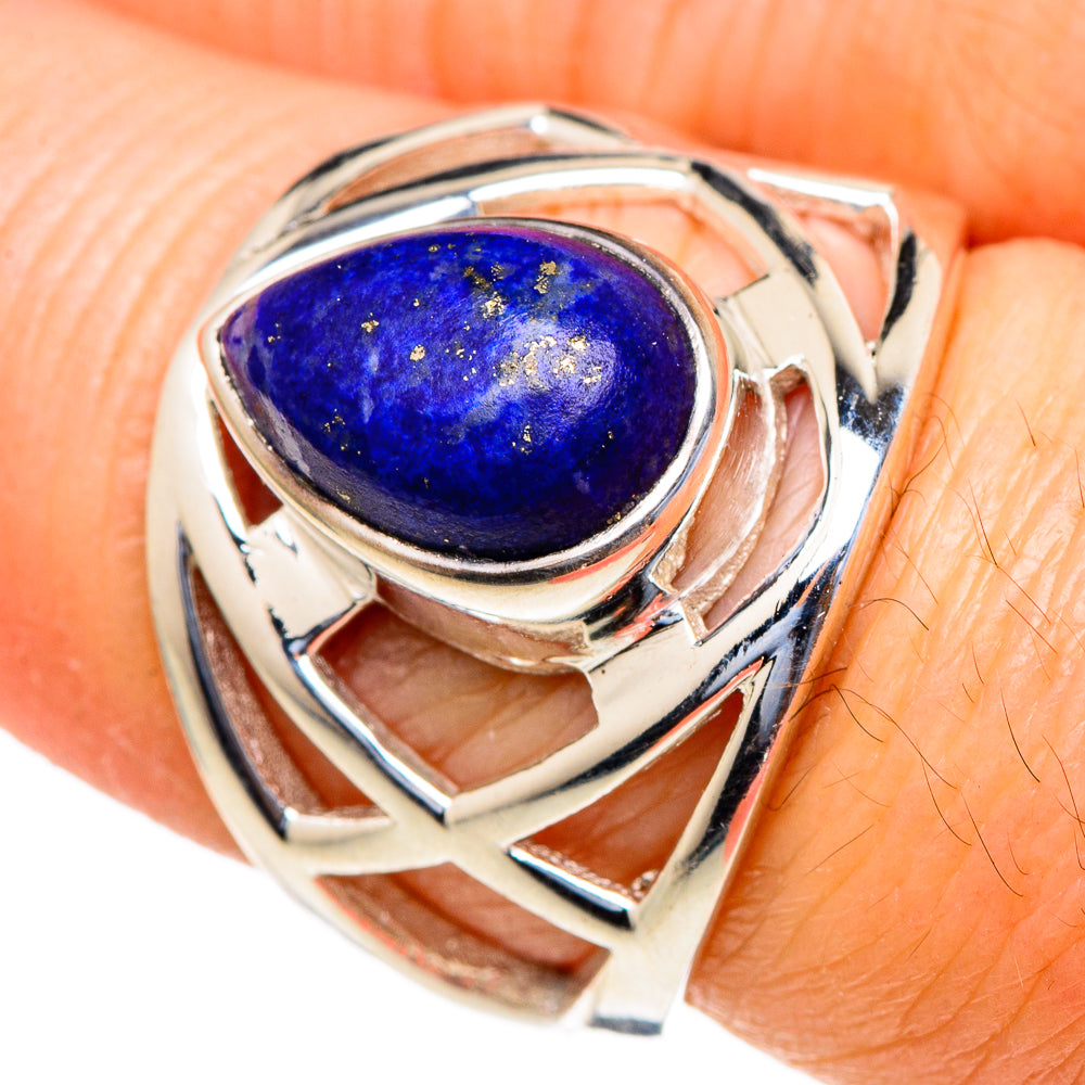 Lapis Lazuli Rings handcrafted by Ana Silver Co - RING98231