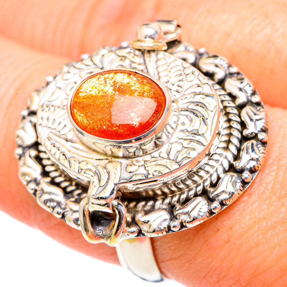 Sunstone Rings handcrafted by Ana Silver Co - RING98253