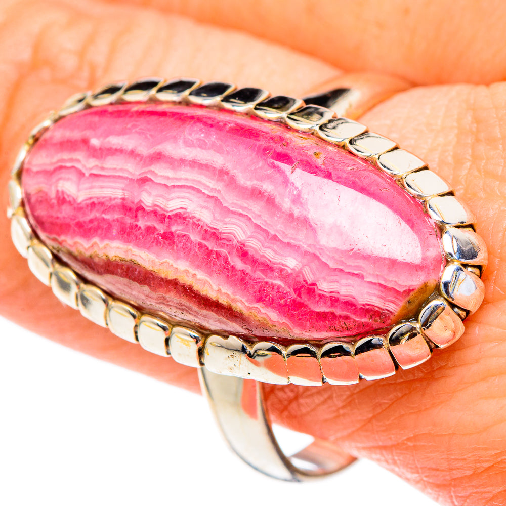 Rhodochrosite Rings handcrafted by Ana Silver Co - RING98259