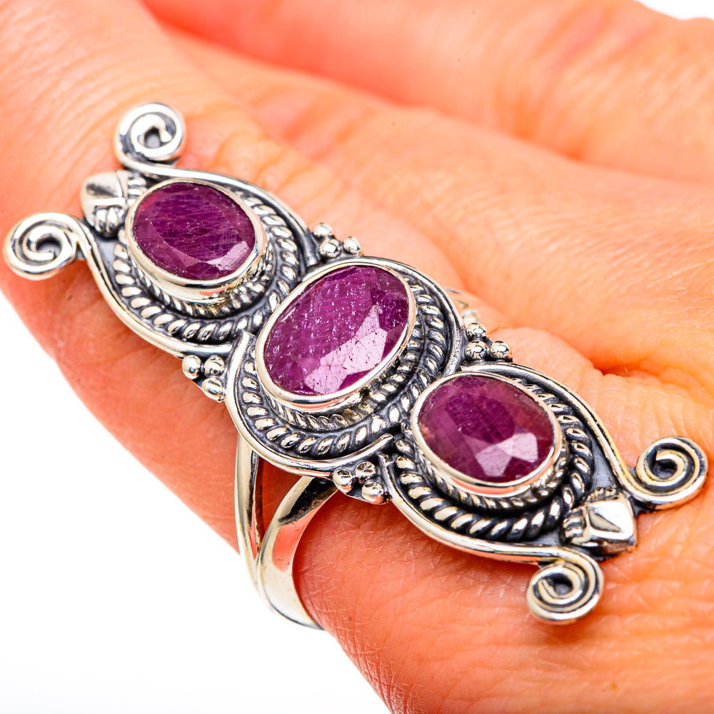 Ruby Rings handcrafted by Ana Silver Co - RING98260