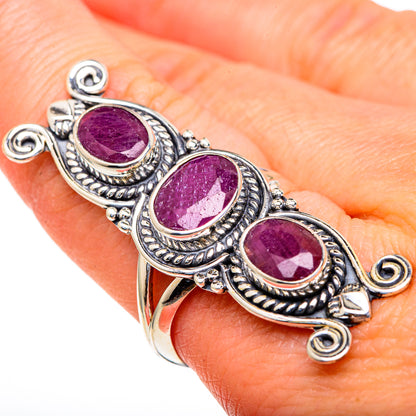 Ruby Rings handcrafted by Ana Silver Co - RING98260