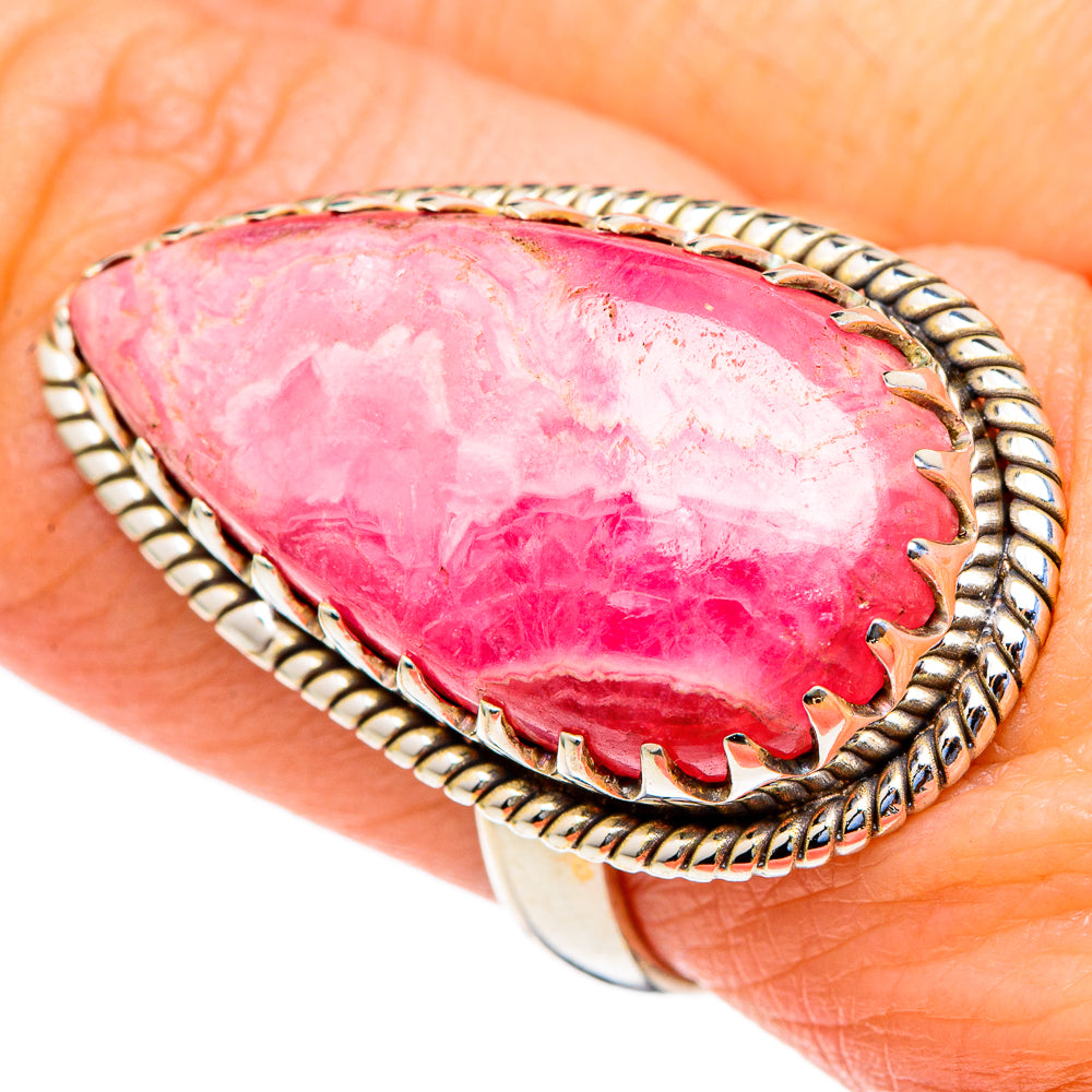 Rhodochrosite Rings handcrafted by Ana Silver Co - RING98261