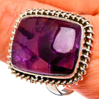 Star Amethyst Rings handcrafted by Ana Silver Co - RING98263