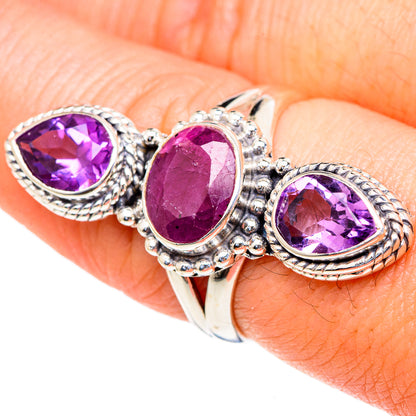 Ruby Rings handcrafted by Ana Silver Co - RING98273