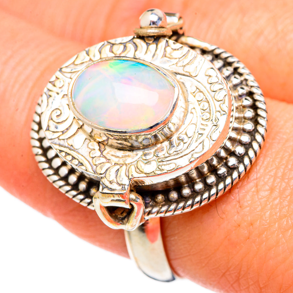 Ethiopian Opal Rings handcrafted by Ana Silver Co - RING98277