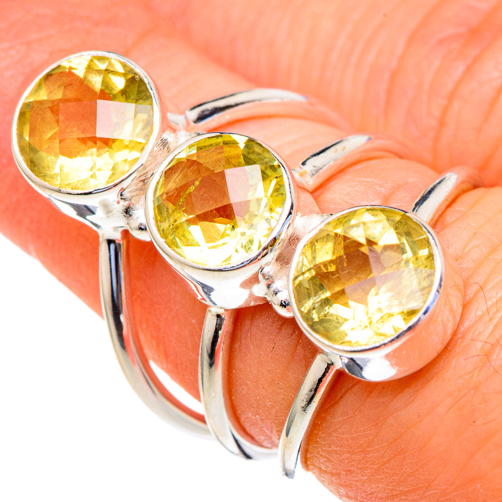 Citrine Rings handcrafted by Ana Silver Co - RING98279