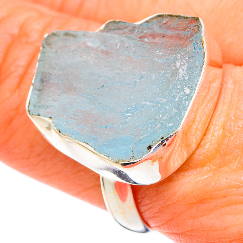 Aquamarine Rings handcrafted by Ana Silver Co - RING98280