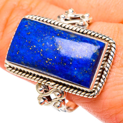Lapis Lazuli Rings handcrafted by Ana Silver Co - RING98281