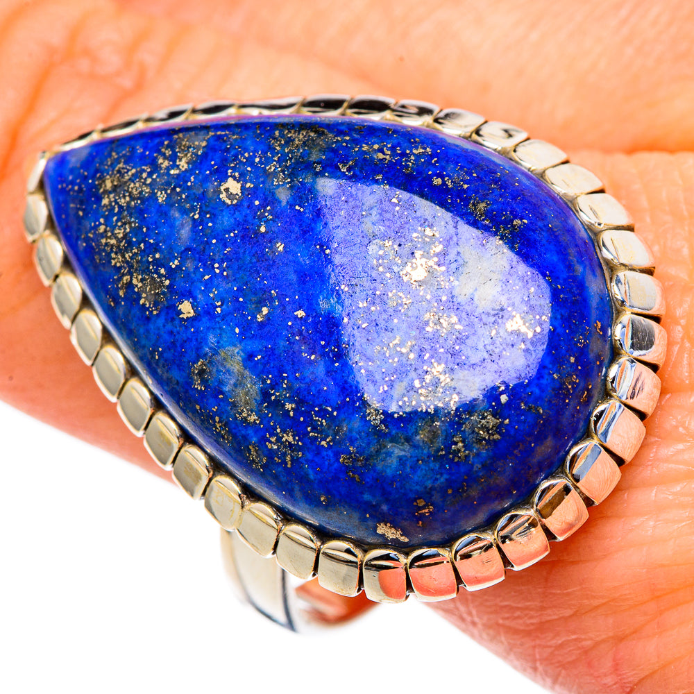 Lapis Lazuli Rings handcrafted by Ana Silver Co - RING98282