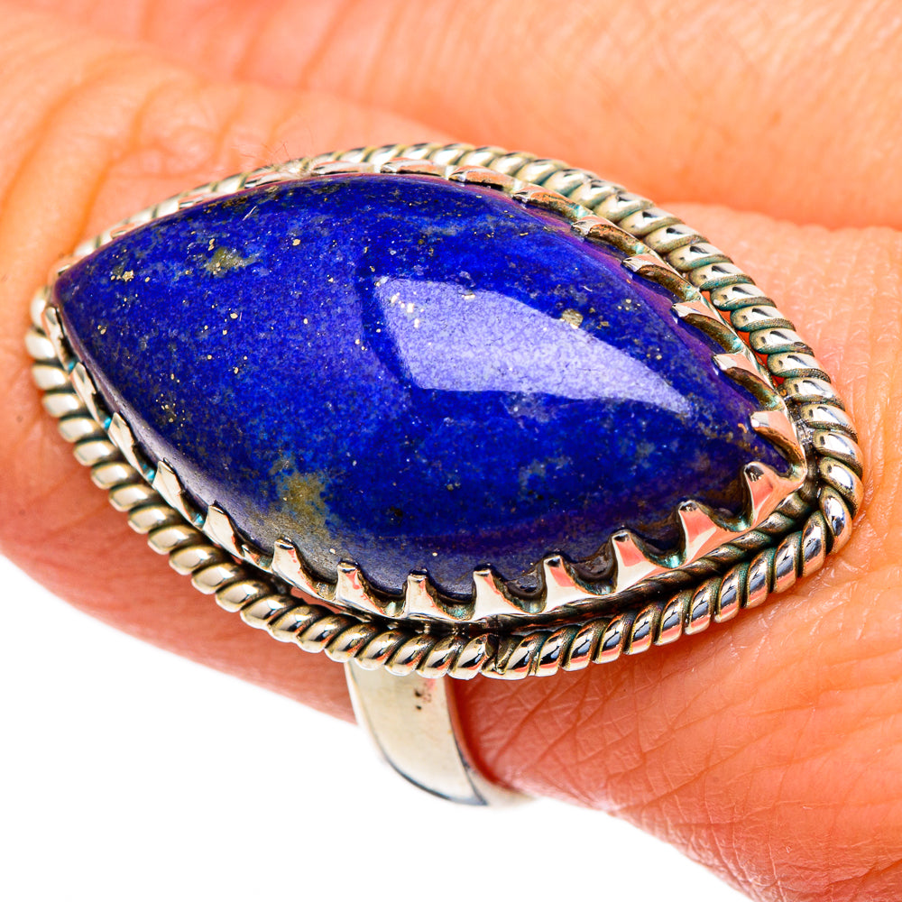 Lapis Lazuli Rings handcrafted by Ana Silver Co - RING98285