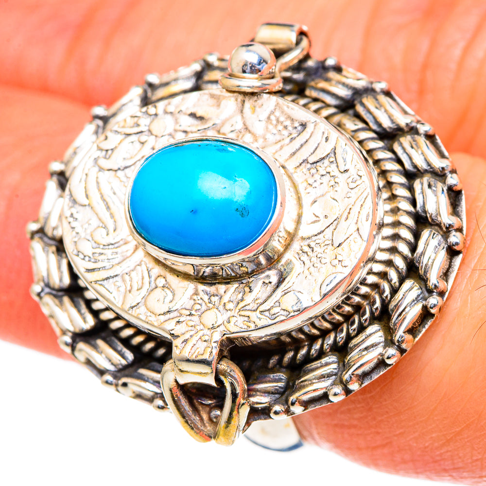 Tibetan Turquoise Rings handcrafted by Ana Silver Co - RING98287