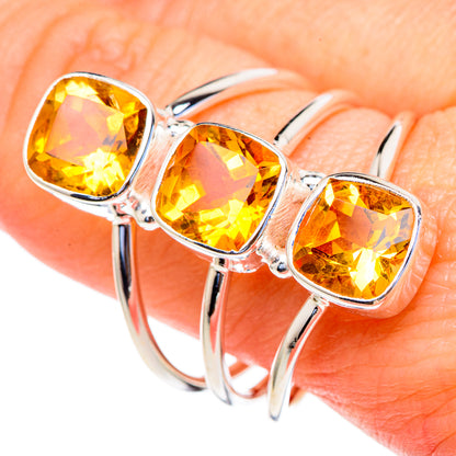 Citrine Rings handcrafted by Ana Silver Co - RING98290