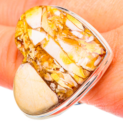 Brecciated Mookaite Rings handcrafted by Ana Silver Co - RING98291