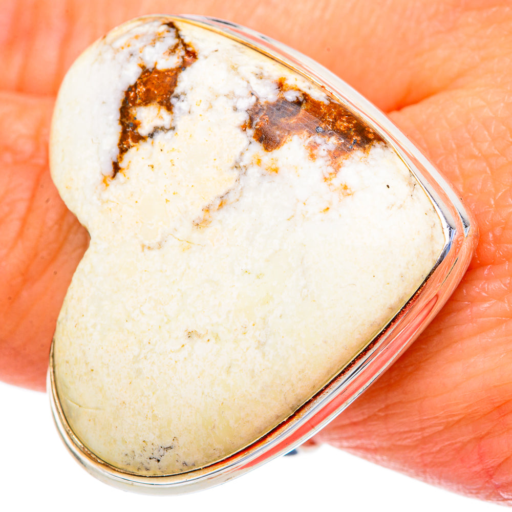 Plume Agate Rings handcrafted by Ana Silver Co - RING98293