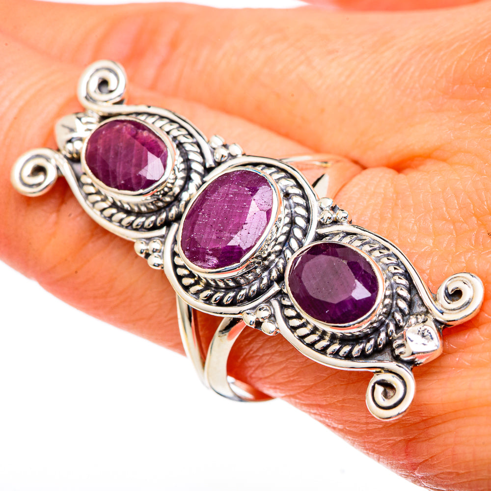 Ruby Rings handcrafted by Ana Silver Co - RING98294