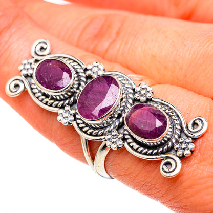 Ruby Rings handcrafted by Ana Silver Co - RING98298