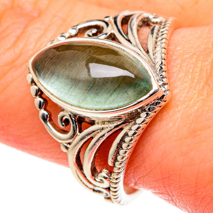 Aquamarine Rings handcrafted by Ana Silver Co - RING98300