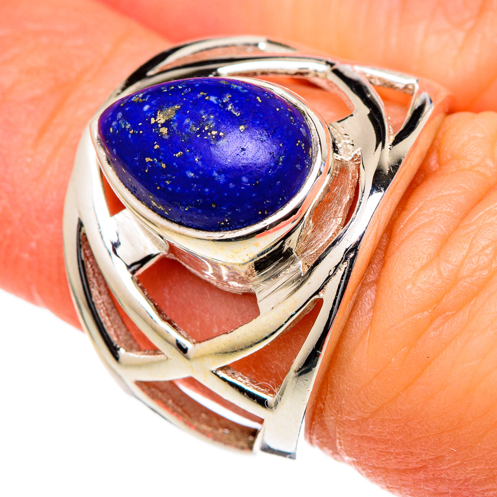 Lapis Lazuli Rings handcrafted by Ana Silver Co - RING98303